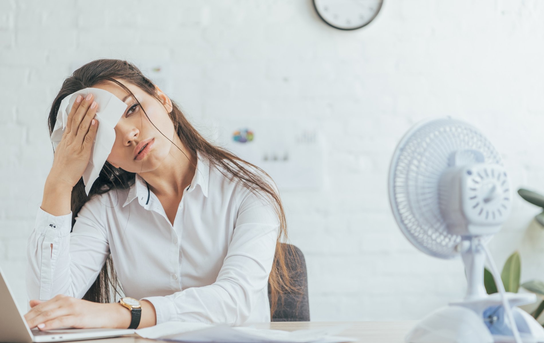 Erschwertes Arbeiten im Sommer